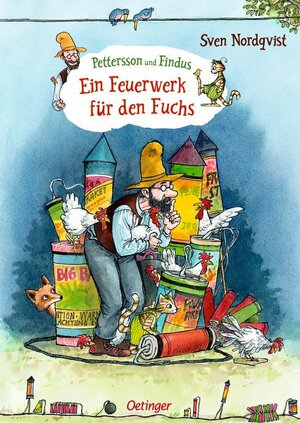 Cover des Buches "Ein Feuerwerk für den Fuchs" von Sven Nordqvist - Image source: Deutsche Nationalbibliothek