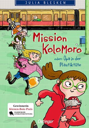 Cover des Buches "Mission Kolomoro oder: Opa in der Plastiktüte" von Julia Blesken - Bildquelle: Deutsche Nationalbibliothek